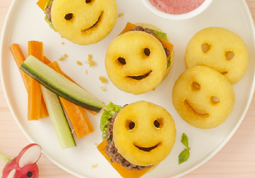 Mini burger con Kid smile