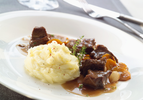 Brasato di manzo con Purè al Naturale