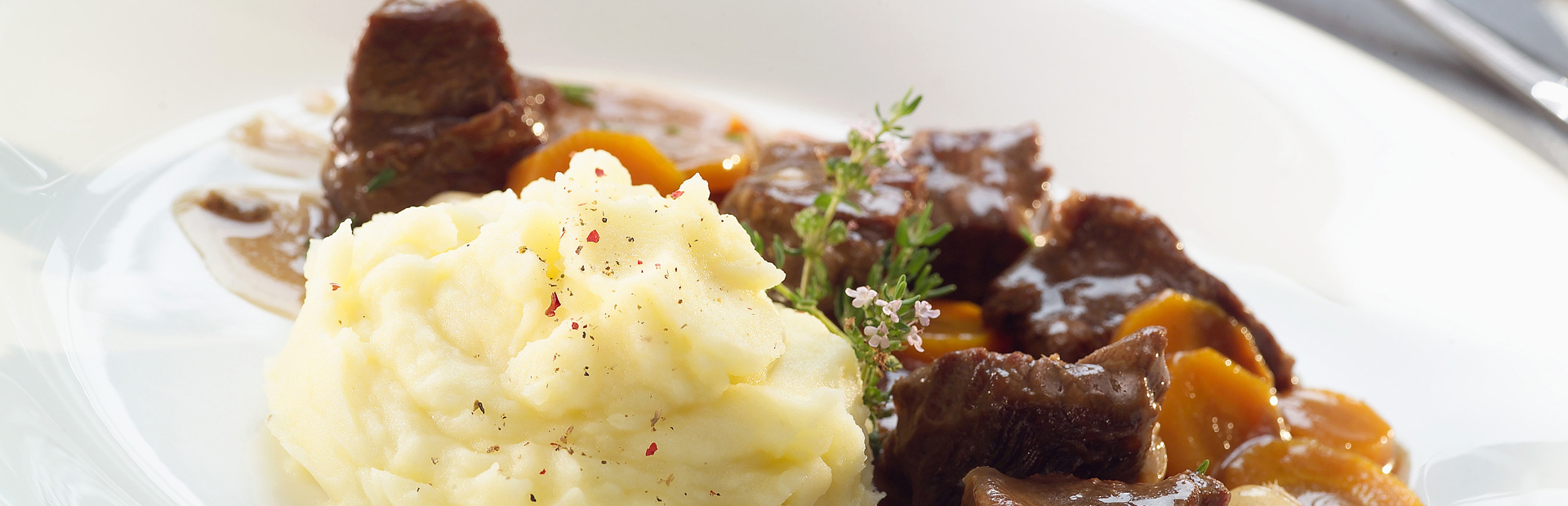 Brasato di manzo con Purè al Naturale