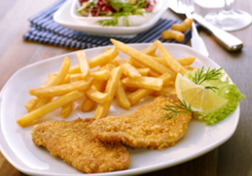 Cotoletta con patatine