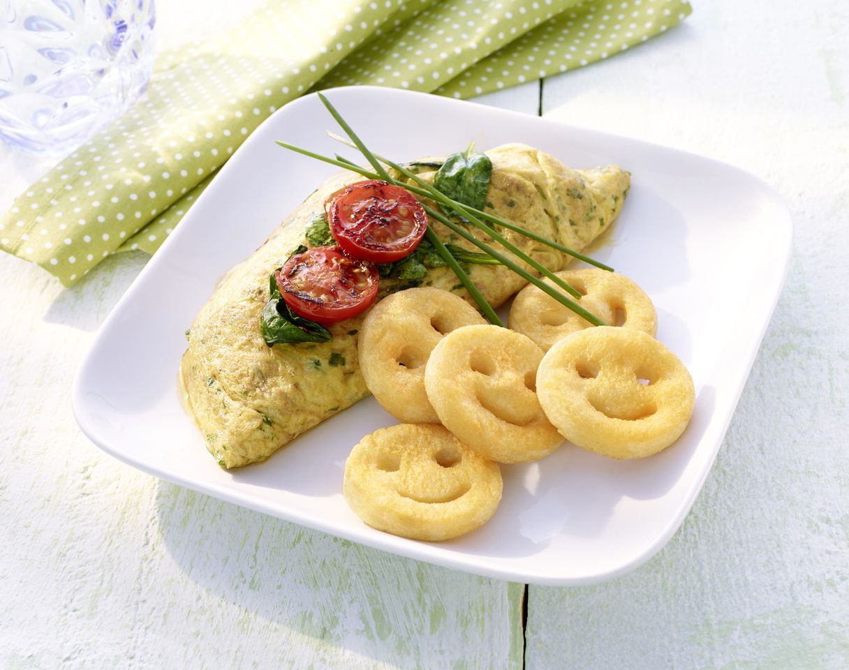 Omelette con Kid smile