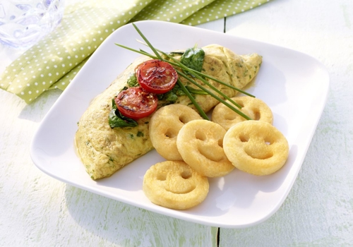 Omelette con Kid smile