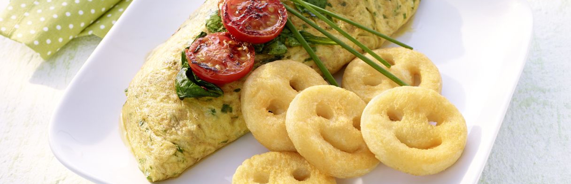 Omelette con Kid smile
