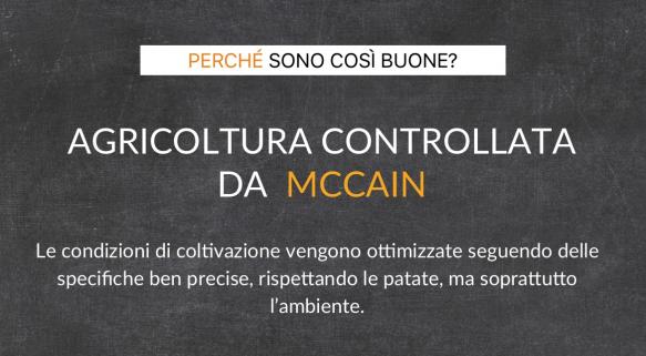 Agricoltura controllata da McCain