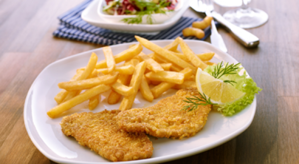 Cotoletta con patatine