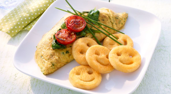 Omelette con Kid Smile